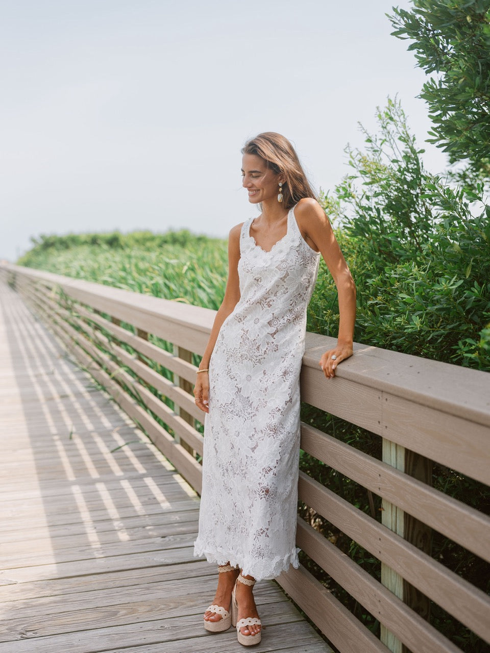 Hera Maxi Dress in White