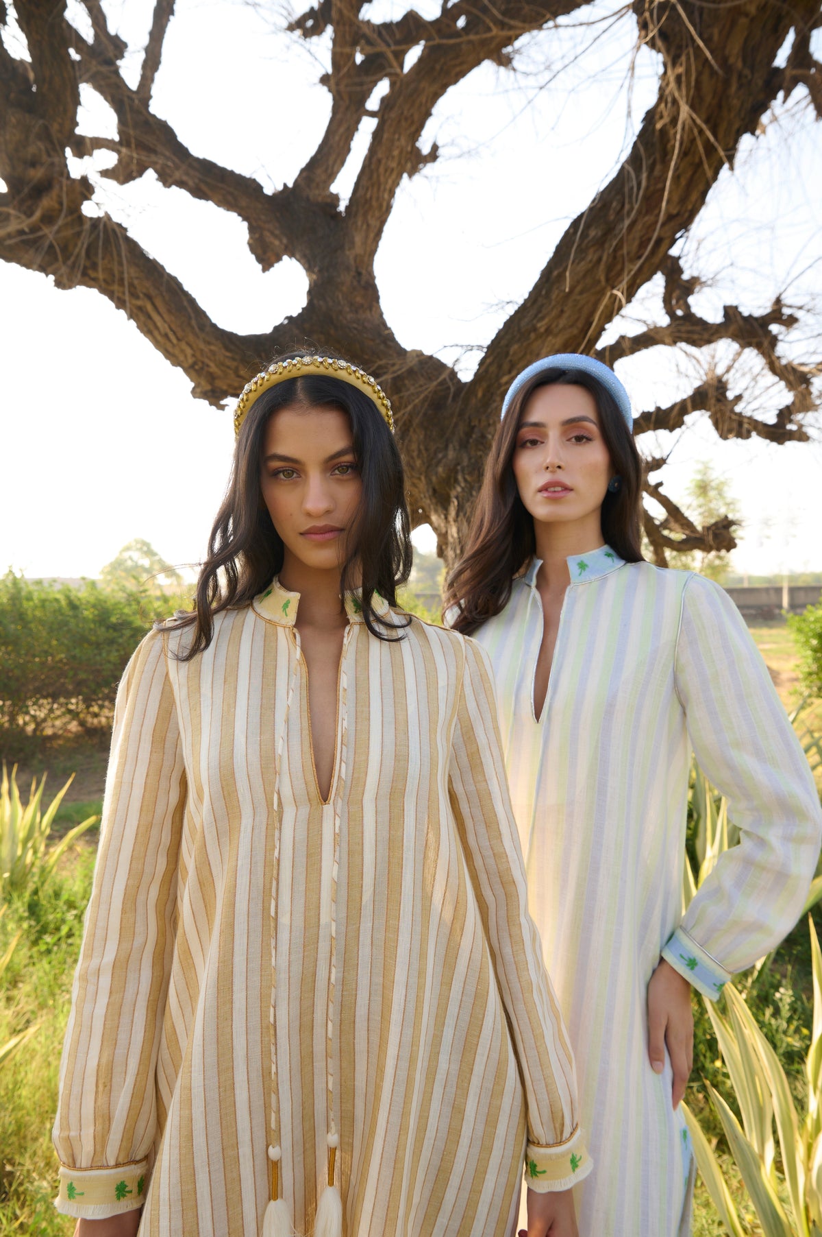 Gold Palm Caftan