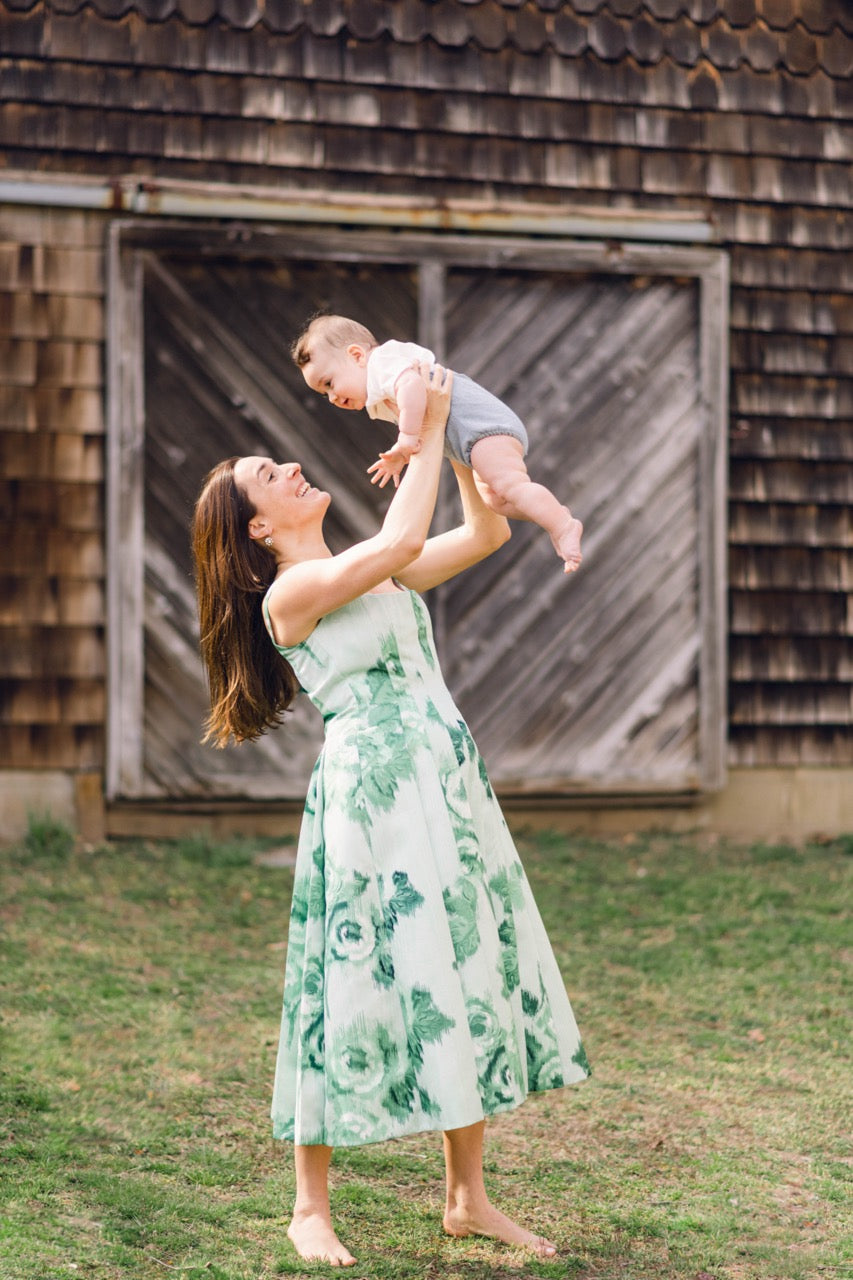 Adele Italian Duchess Dress in Emerald