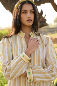 Gold Palm Caftan