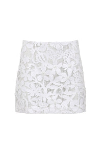 Curpo Lace Denim Skirt