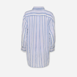 Oversize Button Down in Cashmere Blue