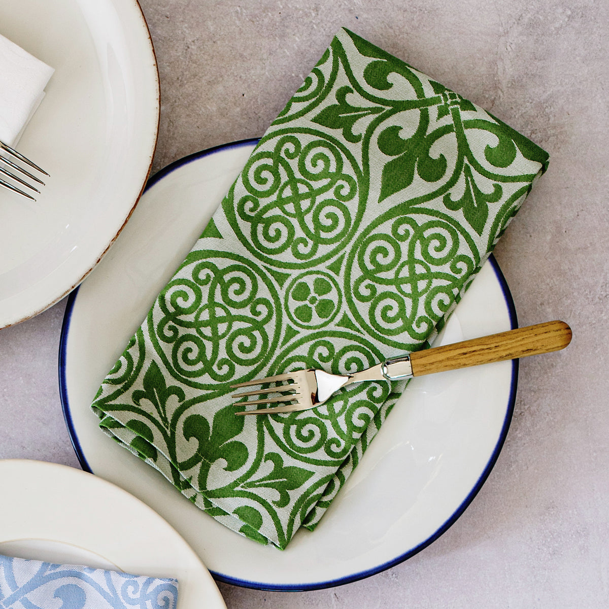 Damask Napkins, Set of 4