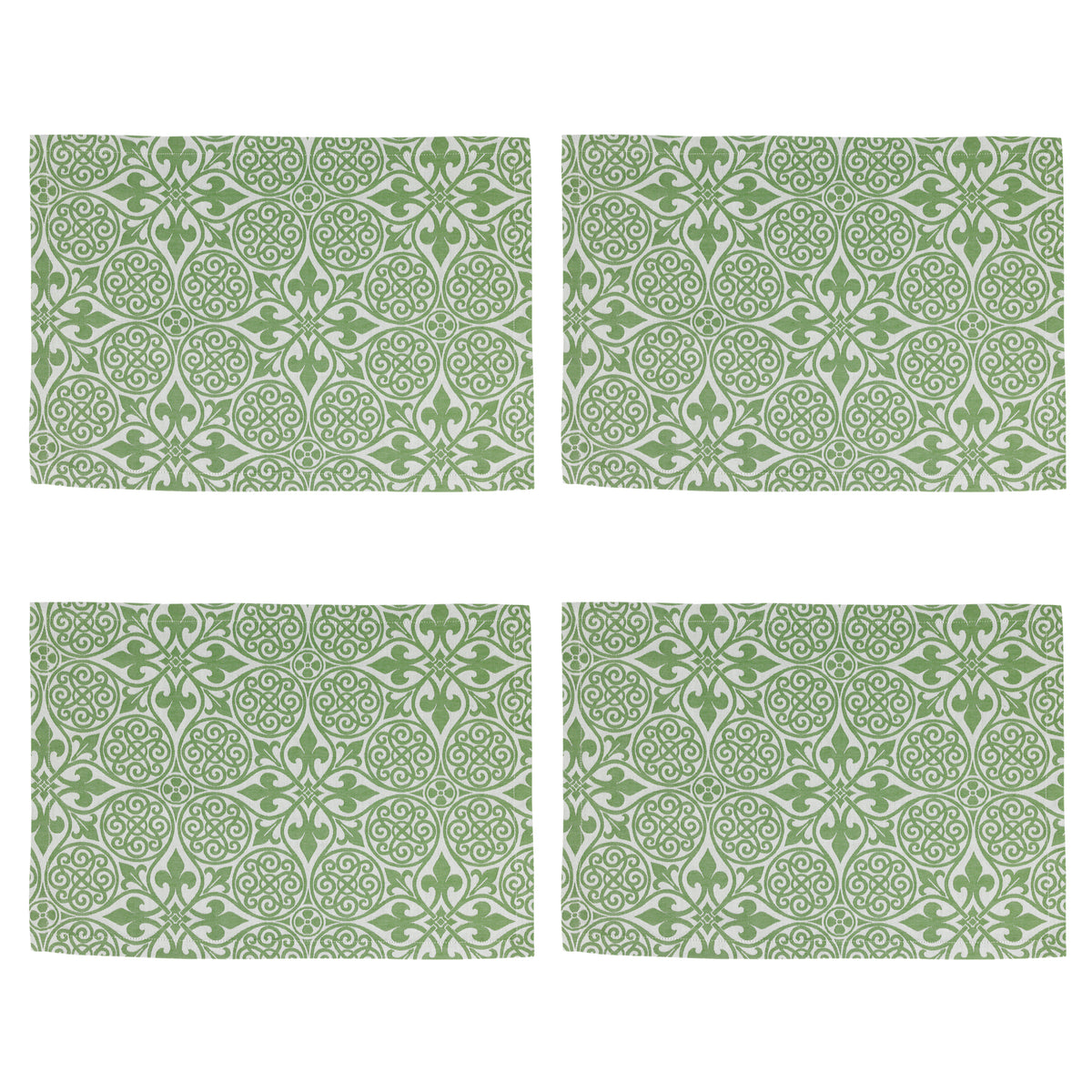 Damask Placemats, Set of 4