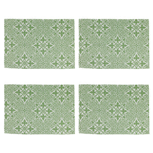 Damask Placemats, Set of 4