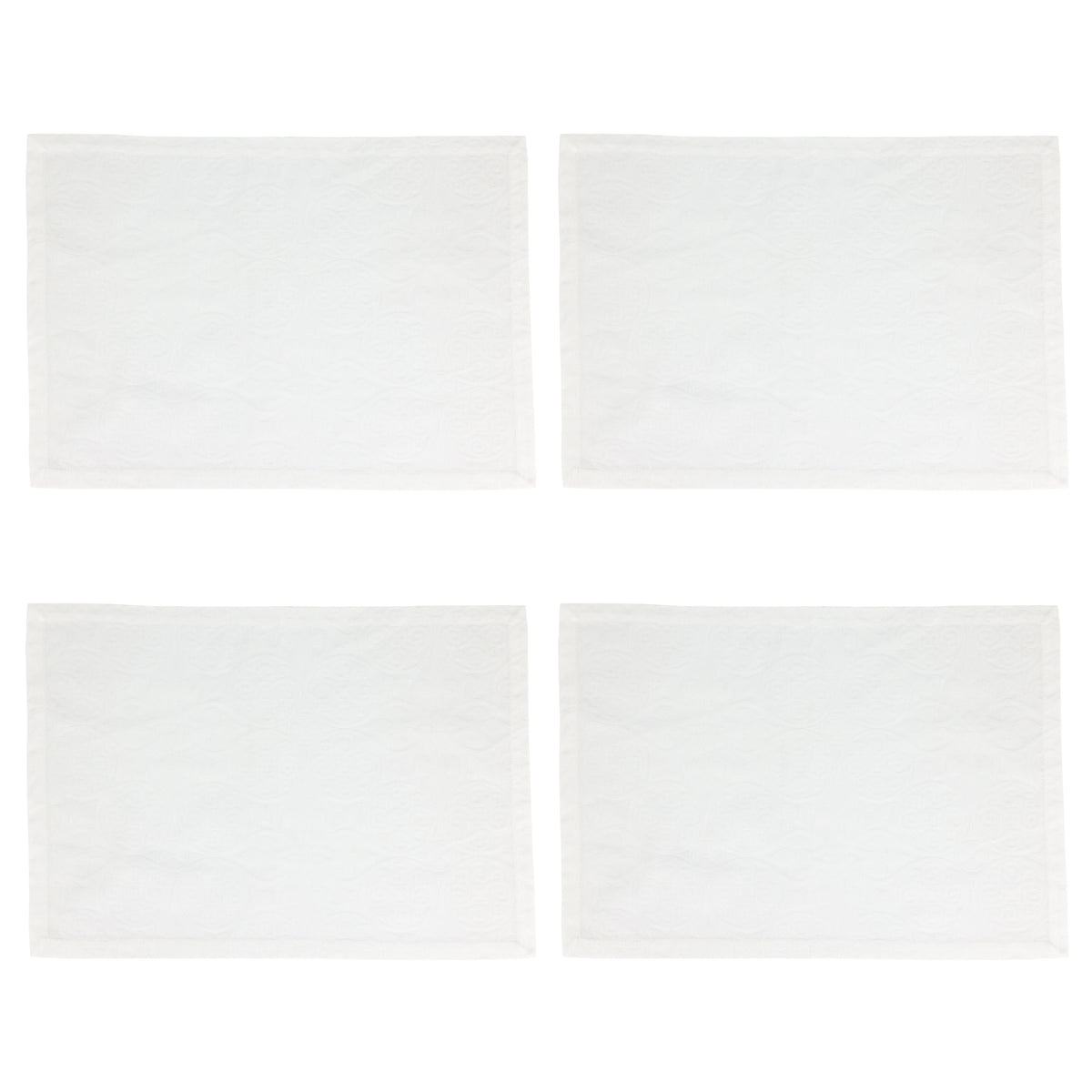 Damask Placemats, Set of 4