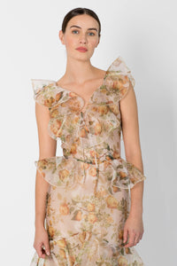 Carmen Gown in Floral