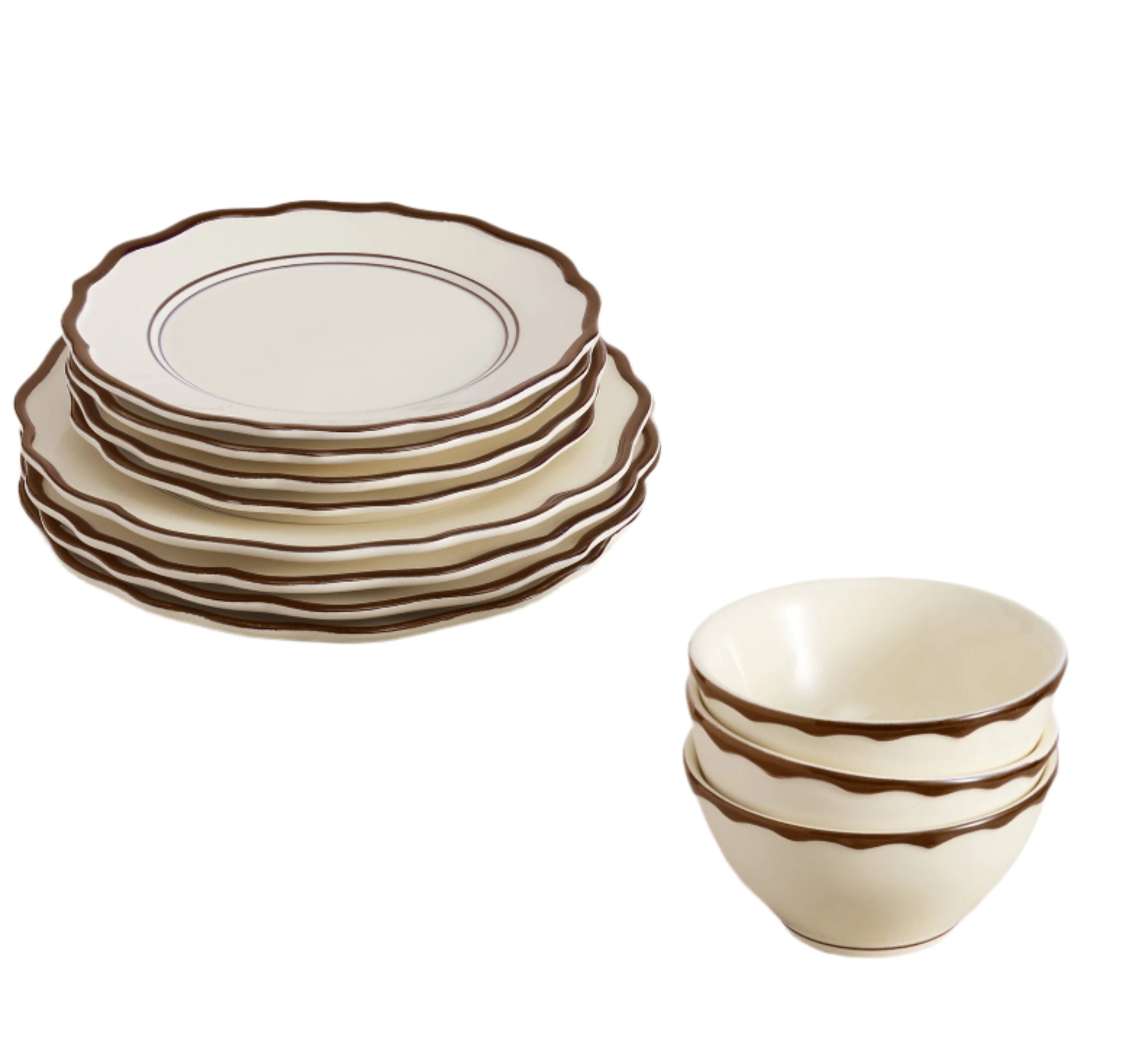 Darlene 12-Piece Set with Cereal Bowl