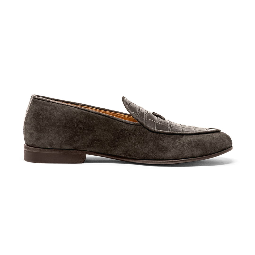 Men's Chocolate Croc Milano Loafer