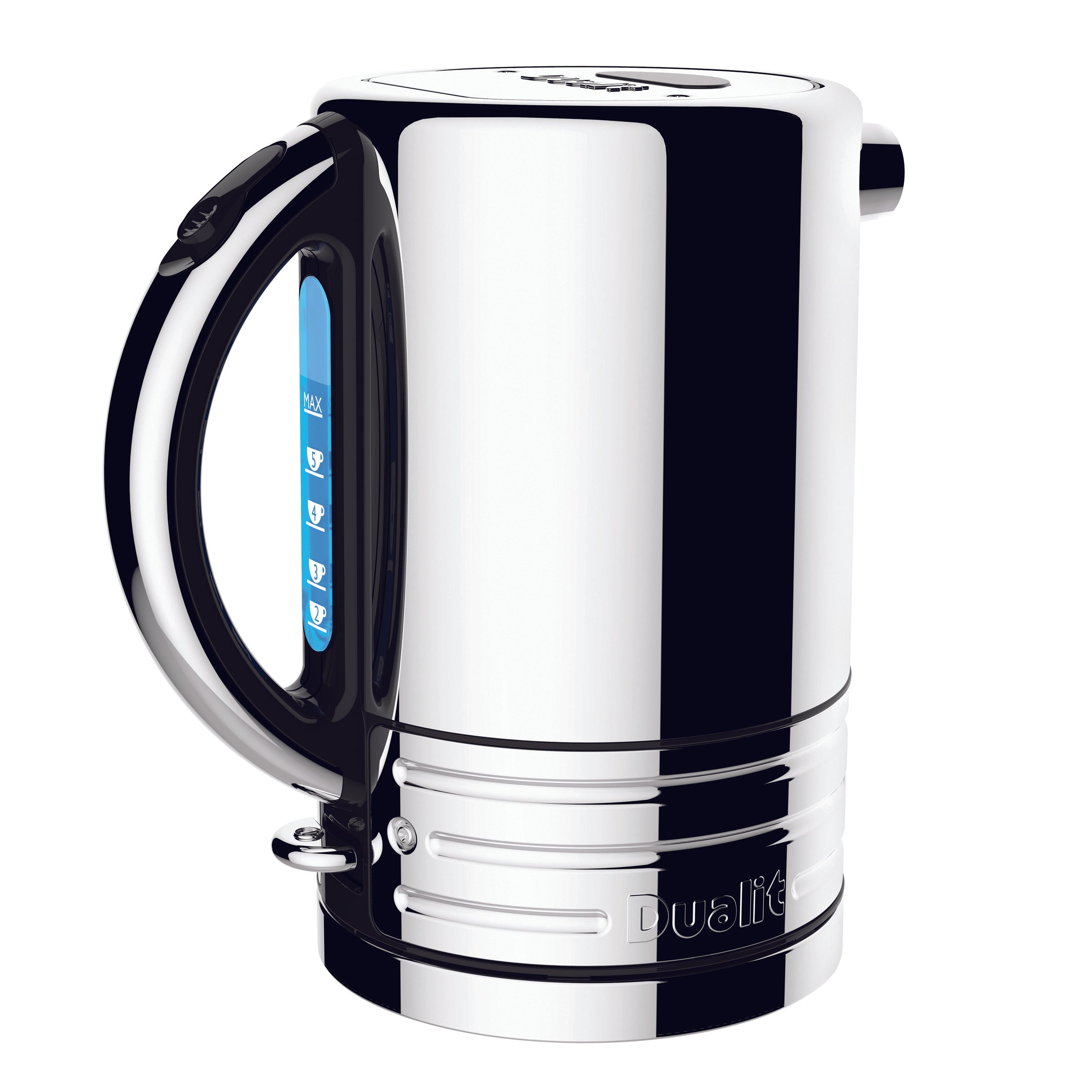 Design Series Kettle in Black and Steel