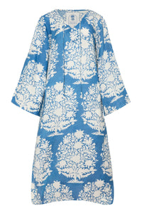 Doha Caftan in Blue Bouquet