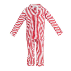 Finley Pajama Set in Candy Cane Stripe