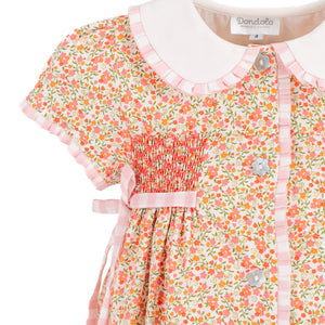 Peach Girl Dress