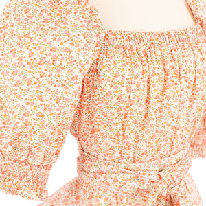 Women’s Bonjour Dress in Peach Floral