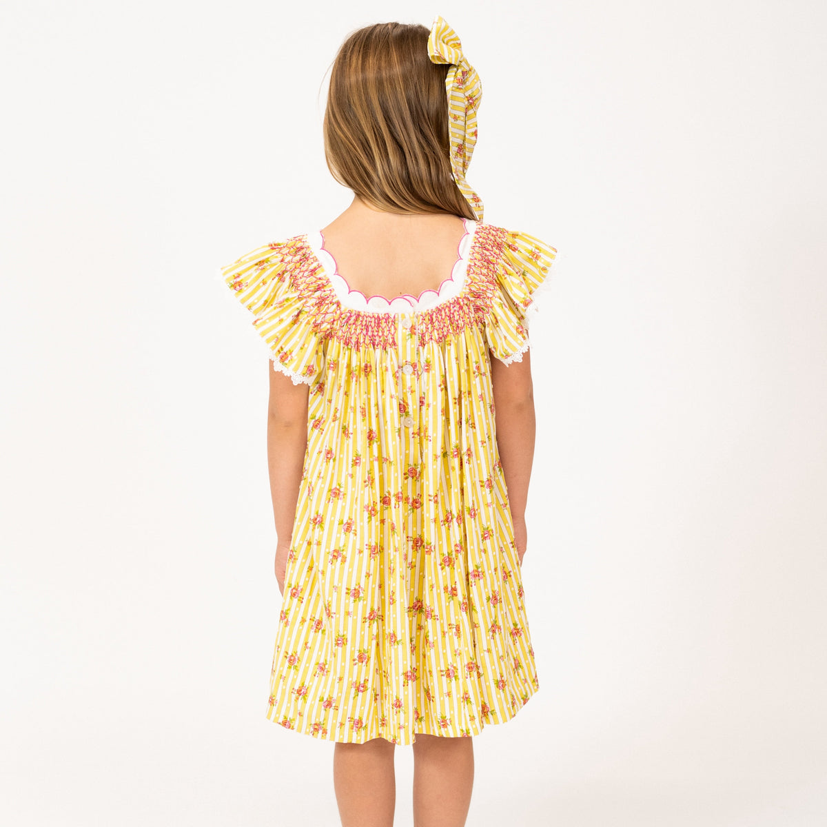 Rosa Gialla Girl Dress