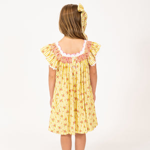 Rosa Gialla Girl Dress