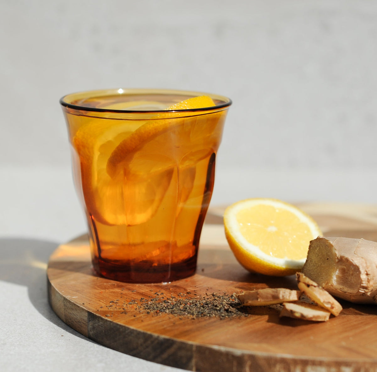 Le Picardie Amber Tumbler, Set of 6