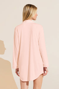 Gisele Sleepshirt in Petal Pink/Ivory