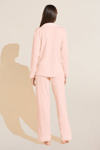 Gisele Tencel Modal Long PJ Set in Petal Pink/Ivory