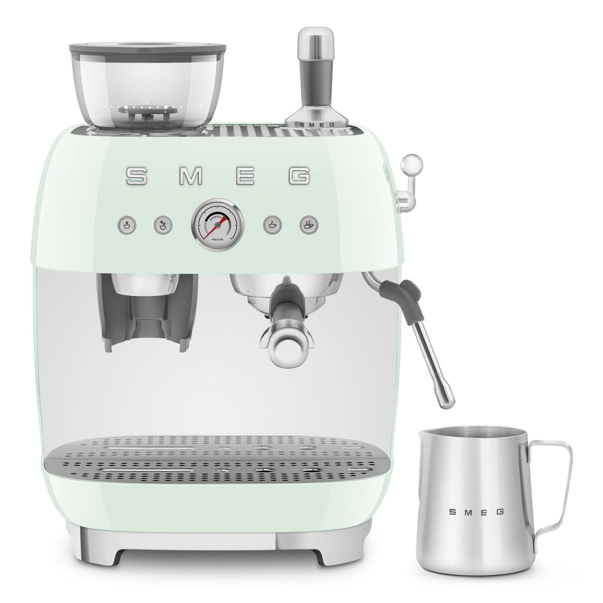 Semi-Automatic Espresso Machine EGF03 in Pastel Green