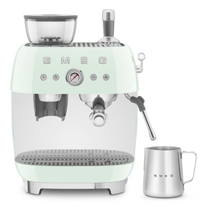 Semi-Automatic Espresso Machine EGF03 in Pastel Green