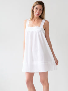 Maeve White Cotton Nightgown