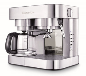 Combination Espresso Machine & 10-Cup Drip Coffeemaker