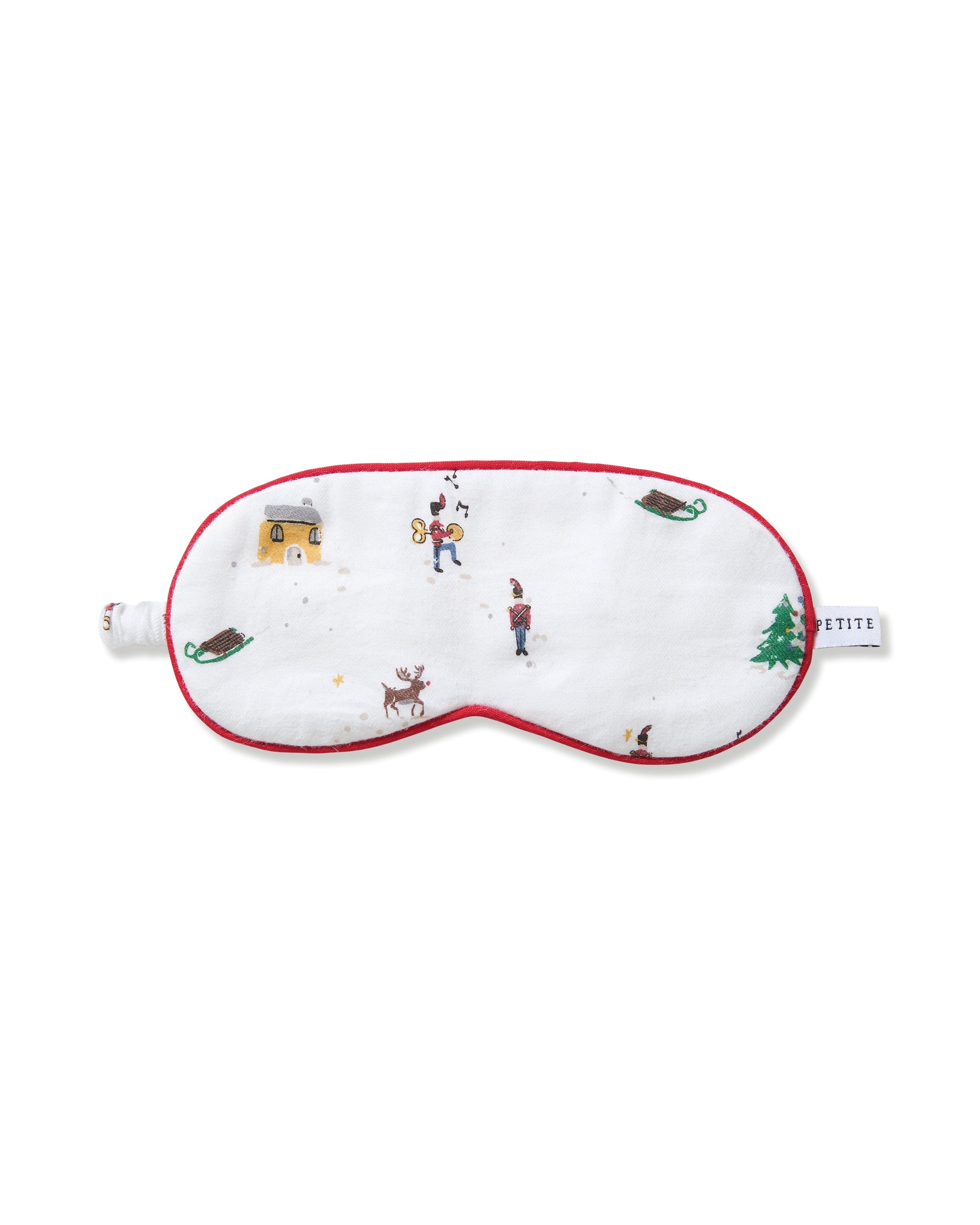 Kid’s Twill Sleep Mask in Holiday Town