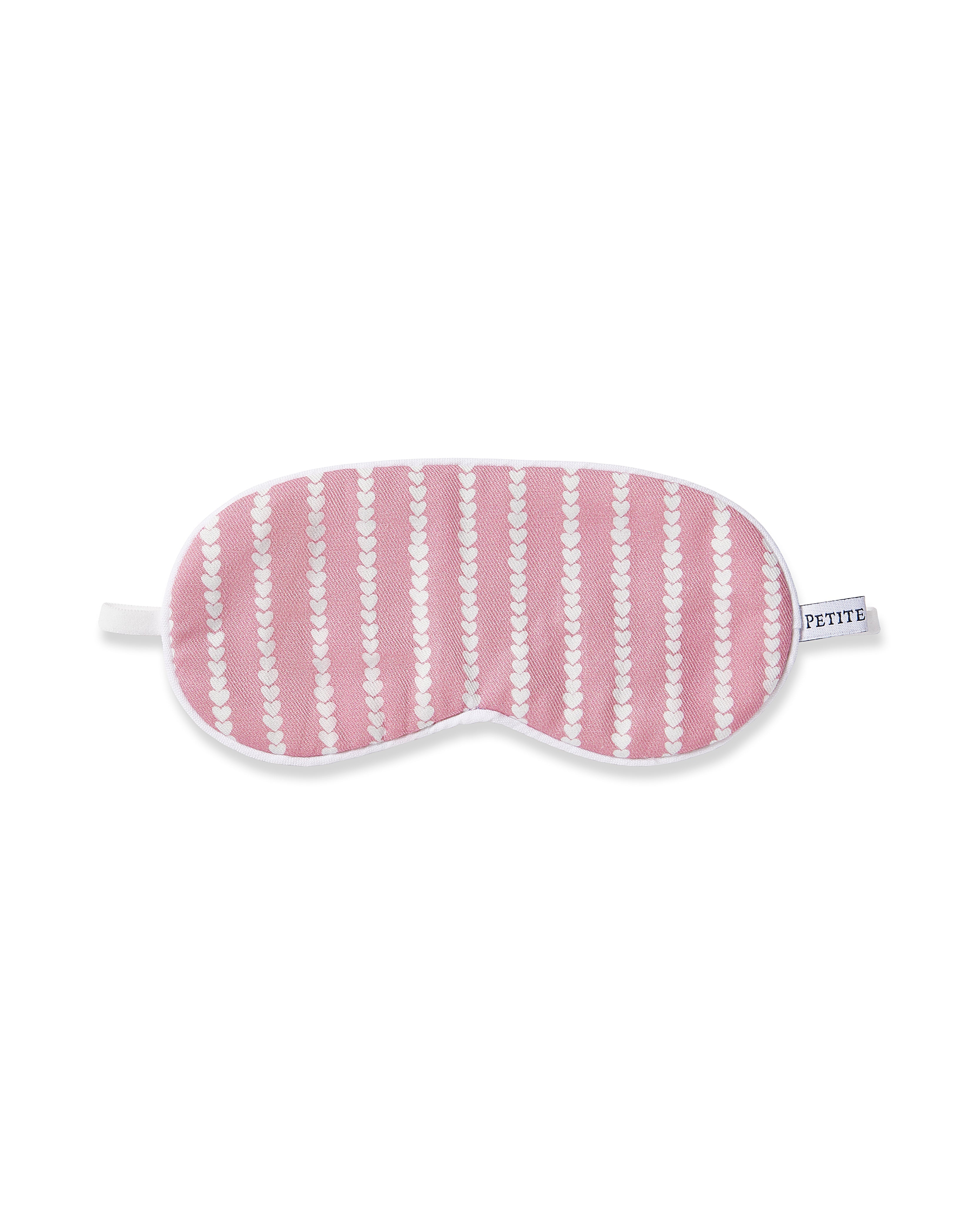 Kid’s Twill Sleep Mask in Love Lines