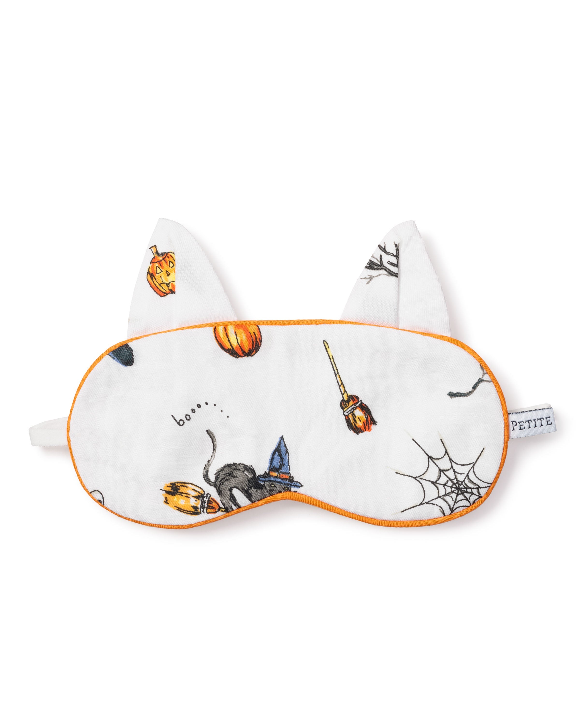 Kid’s Twill Kitty Sleep Mask in Trick or Treat
