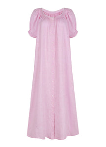 Elle Linen Long Nightdress