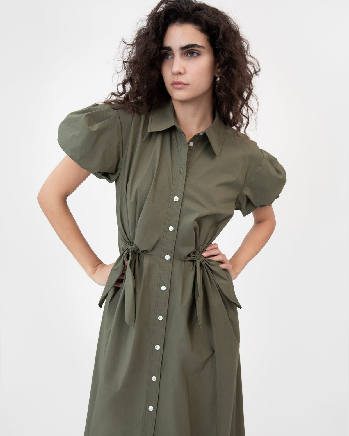 Elza Dress in Fern