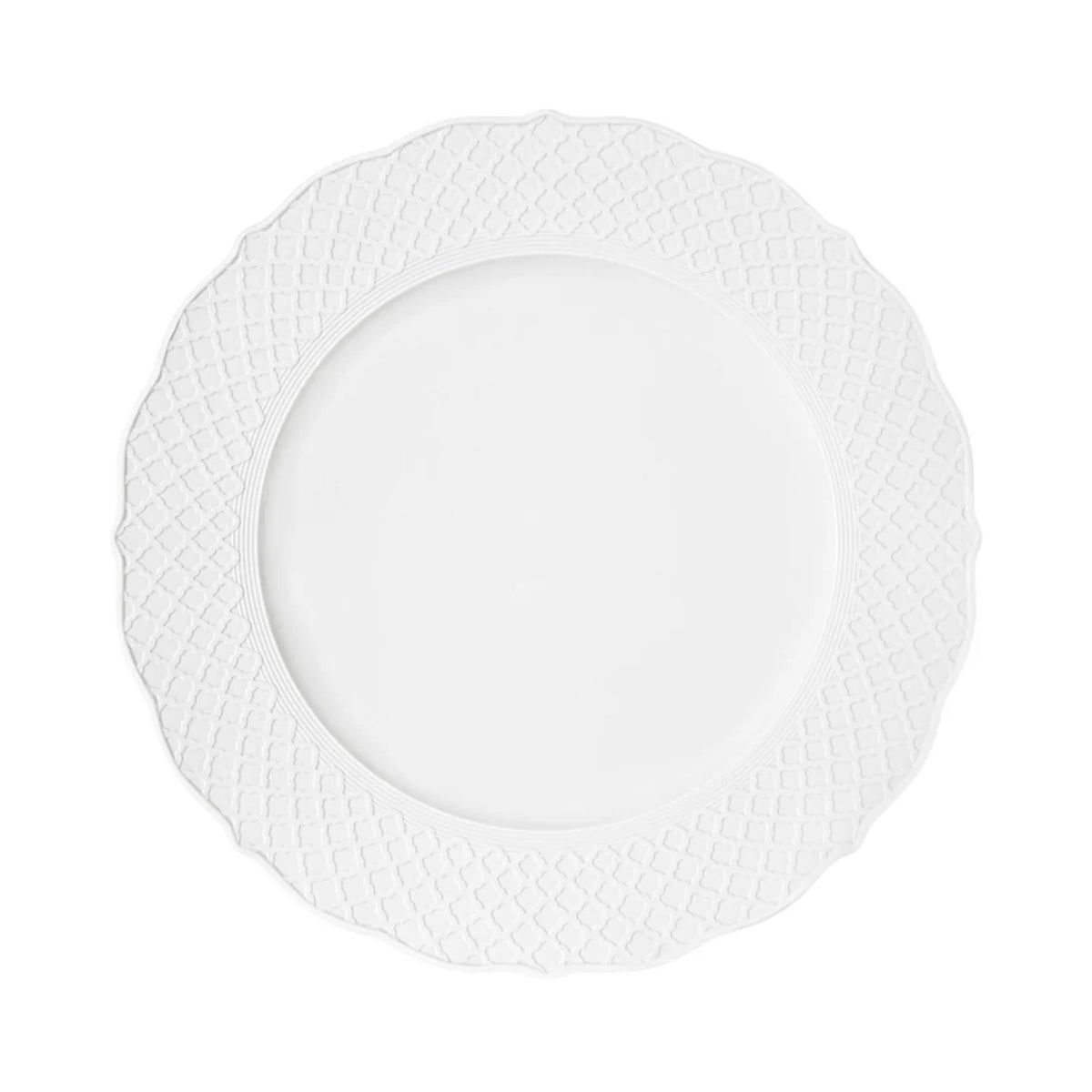 Empire White Service Plate