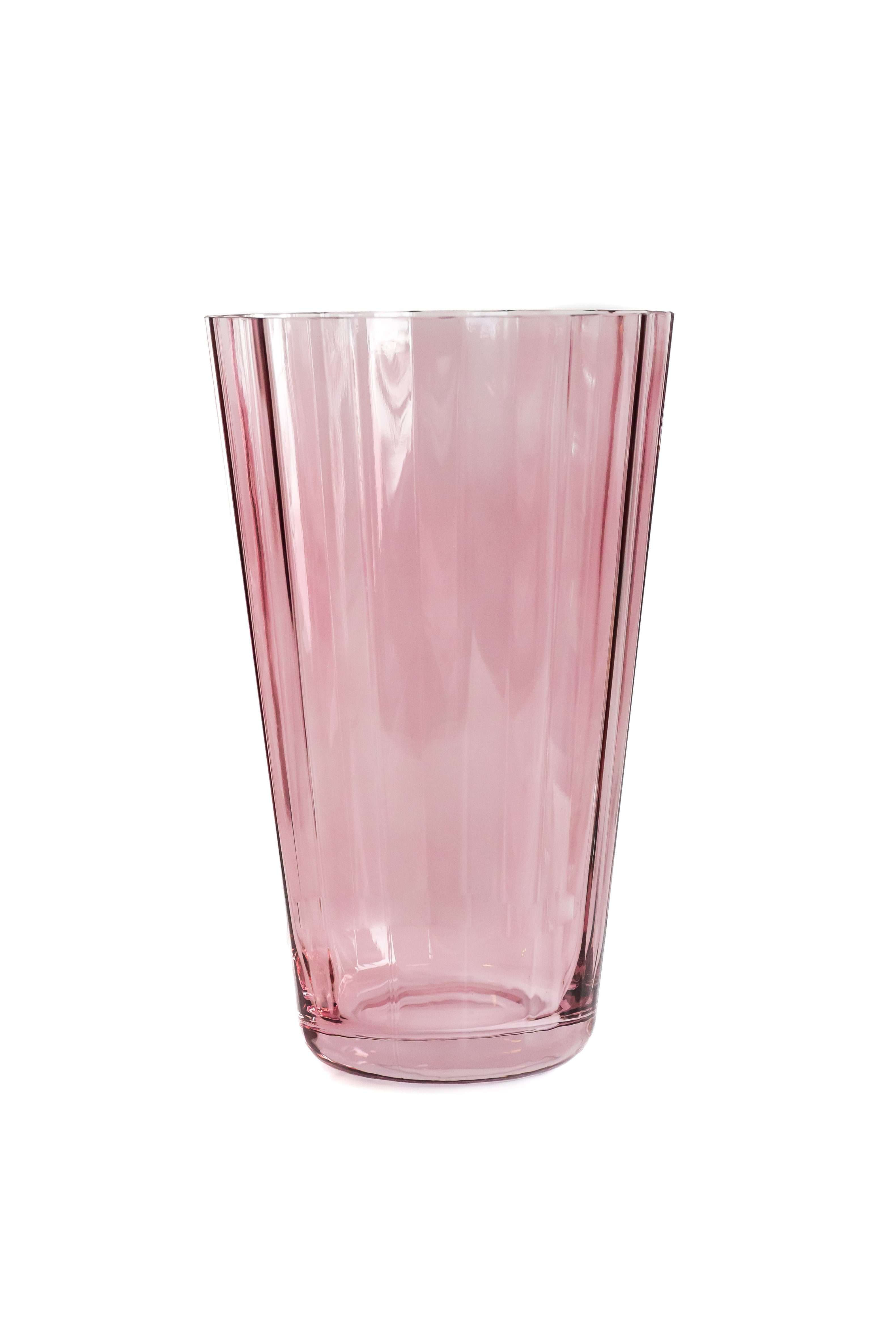 Estelle Colored Sunday Vase in Rose