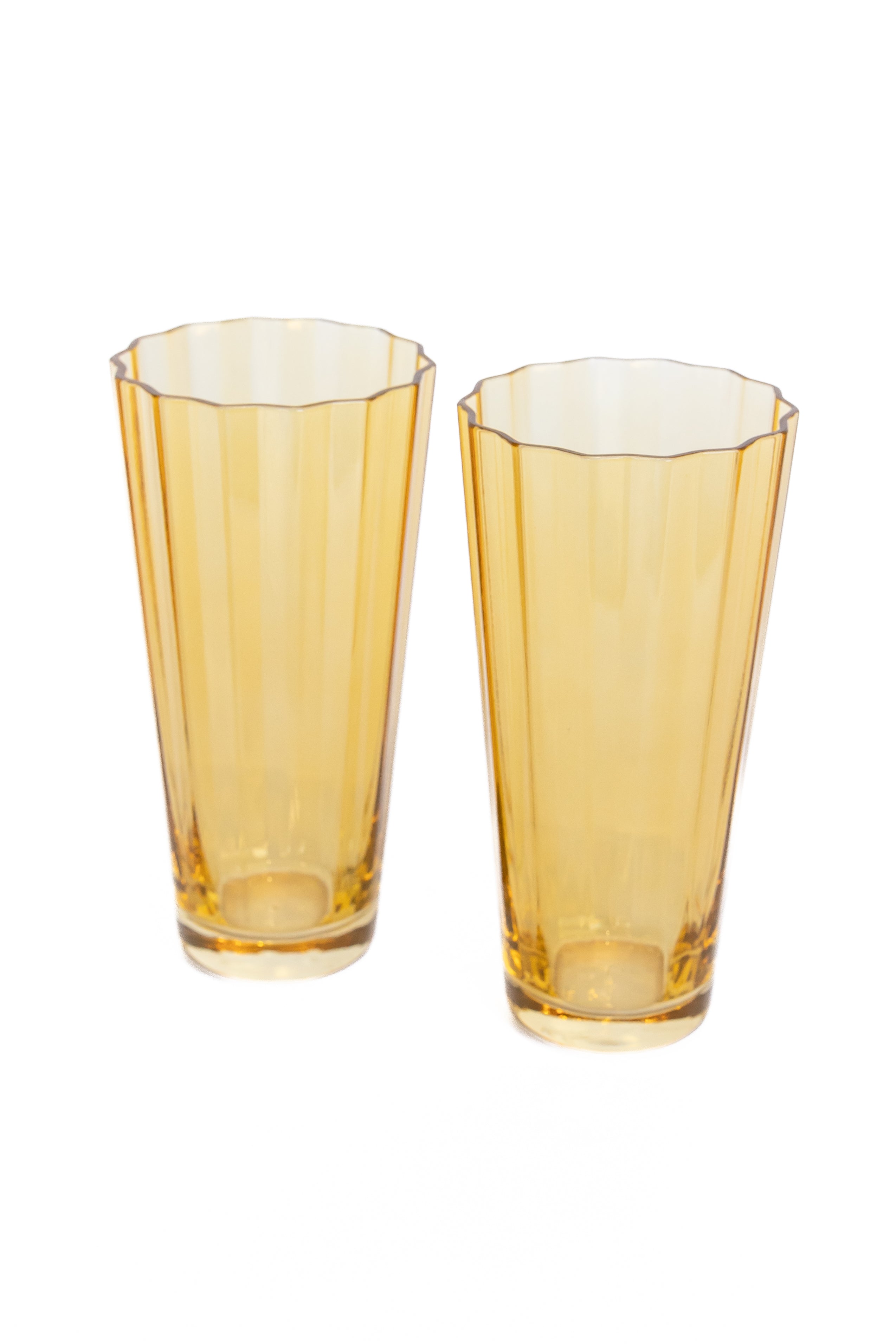 Estelle Colored Sunday High Balls, Set of 2 in Yellow