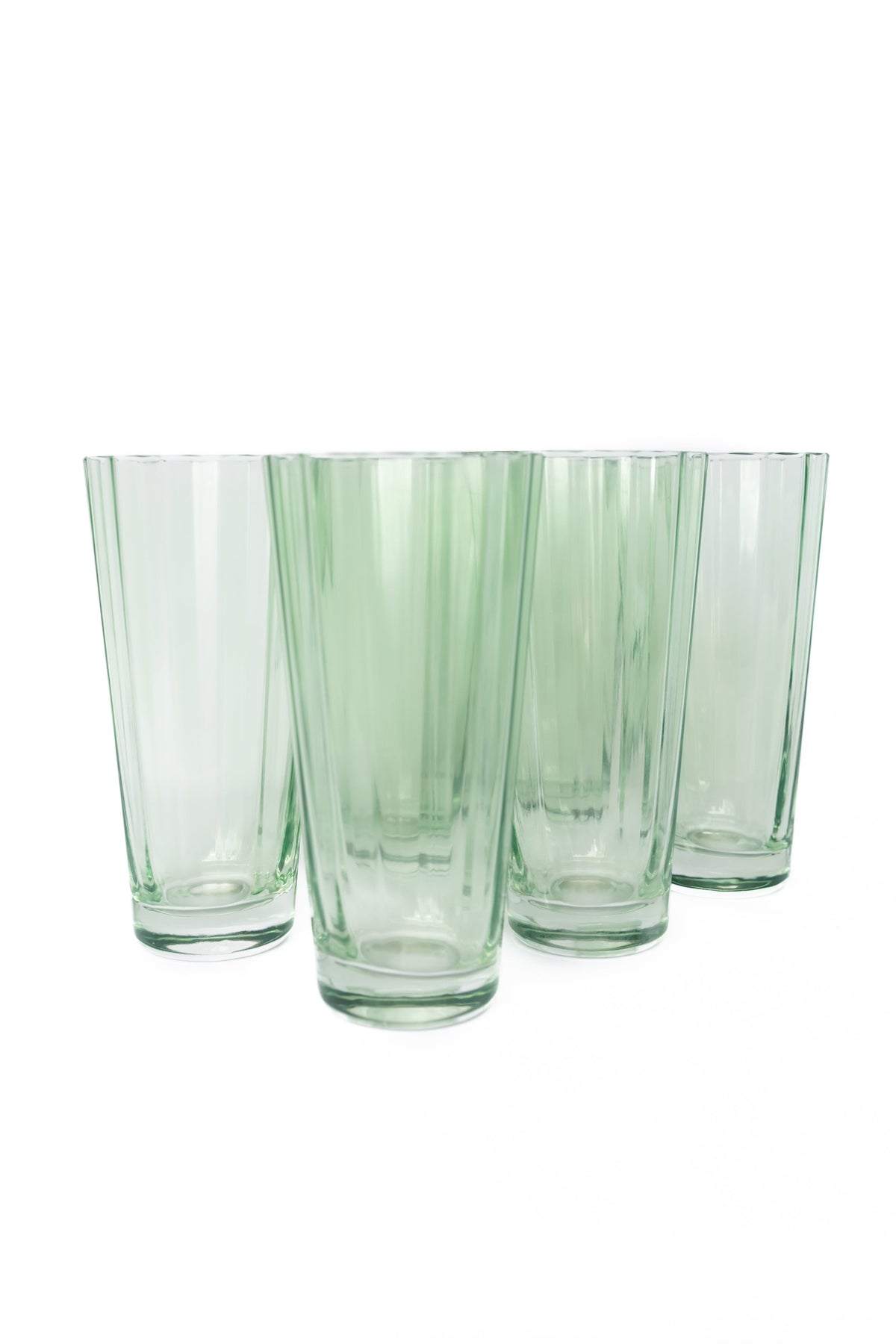 Estelle Colored Sunday High Balls, Set of 6 in Mint Green