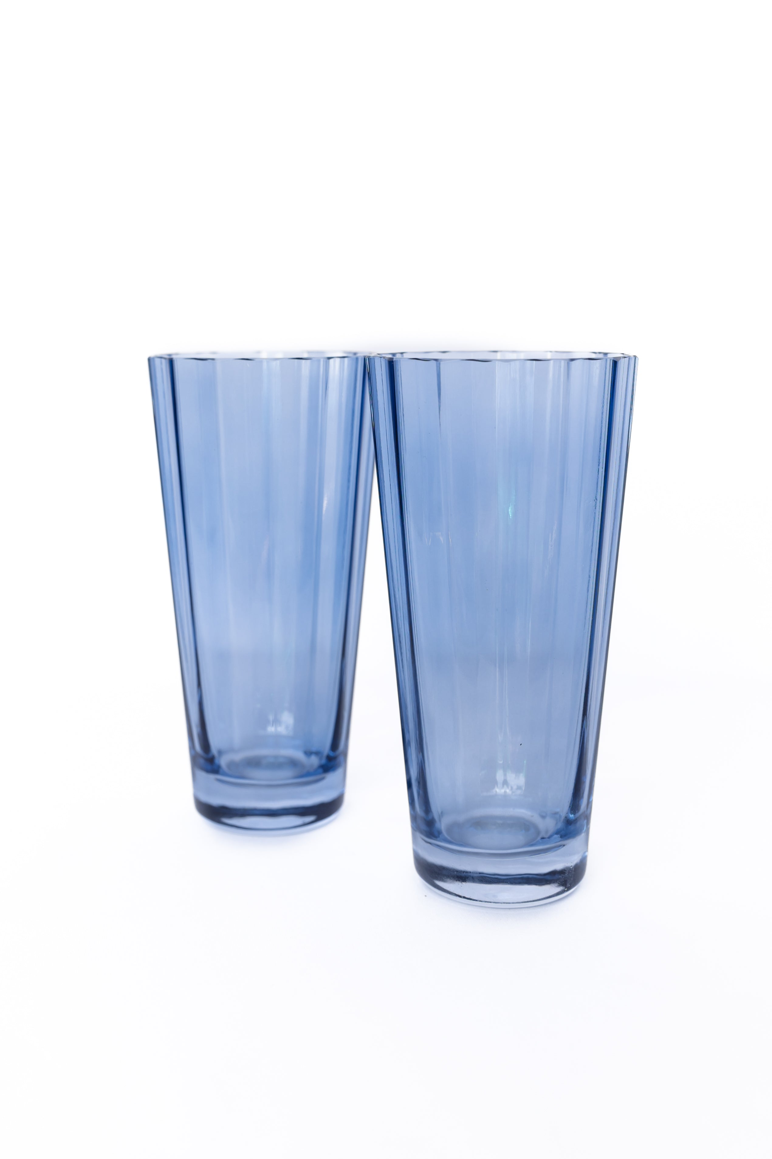 Estelle Colored Sunday High Balls, Set of 2 in Cobalt Blue