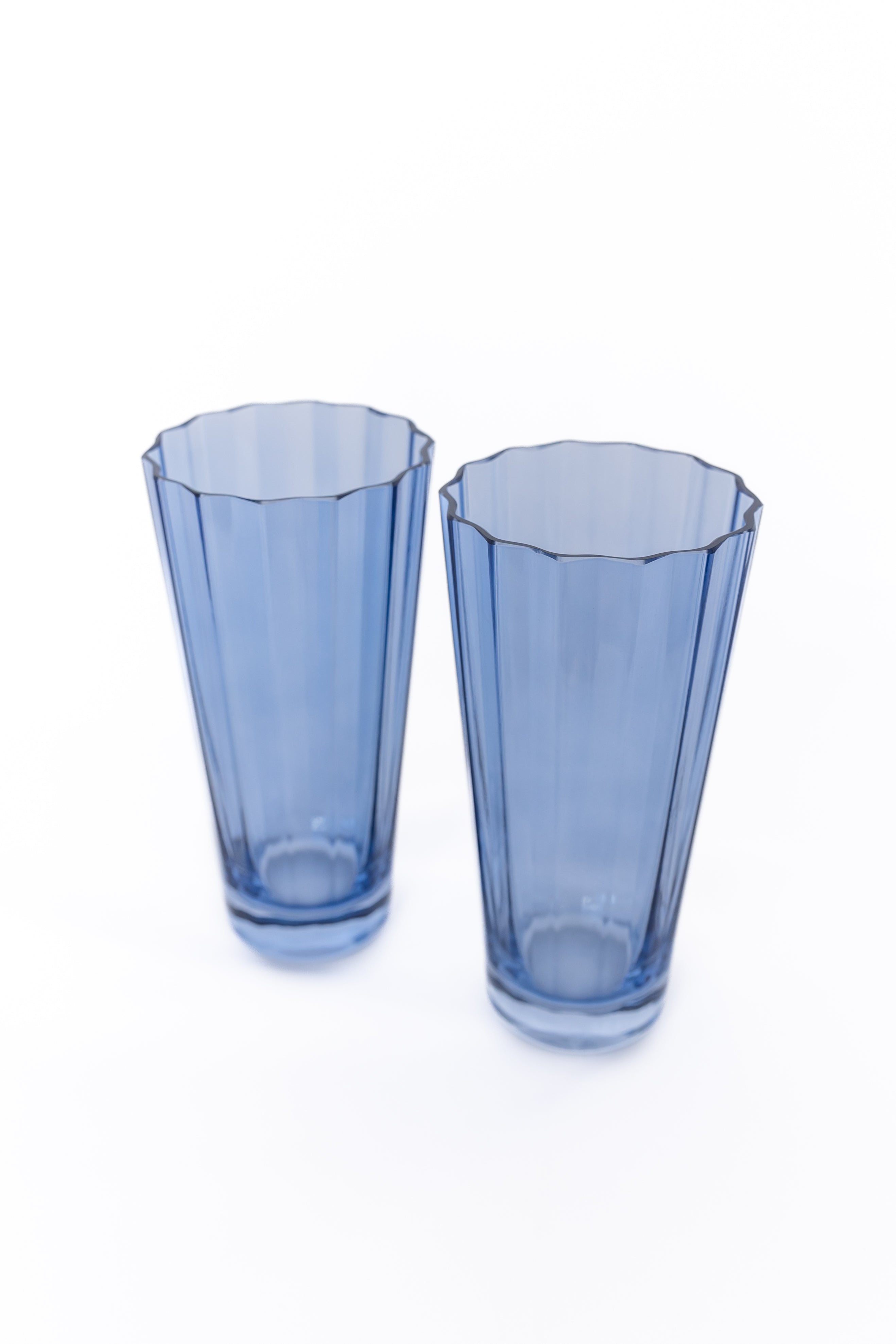 Estelle Colored Sunday High Balls, Set of 2 in Cobalt Blue