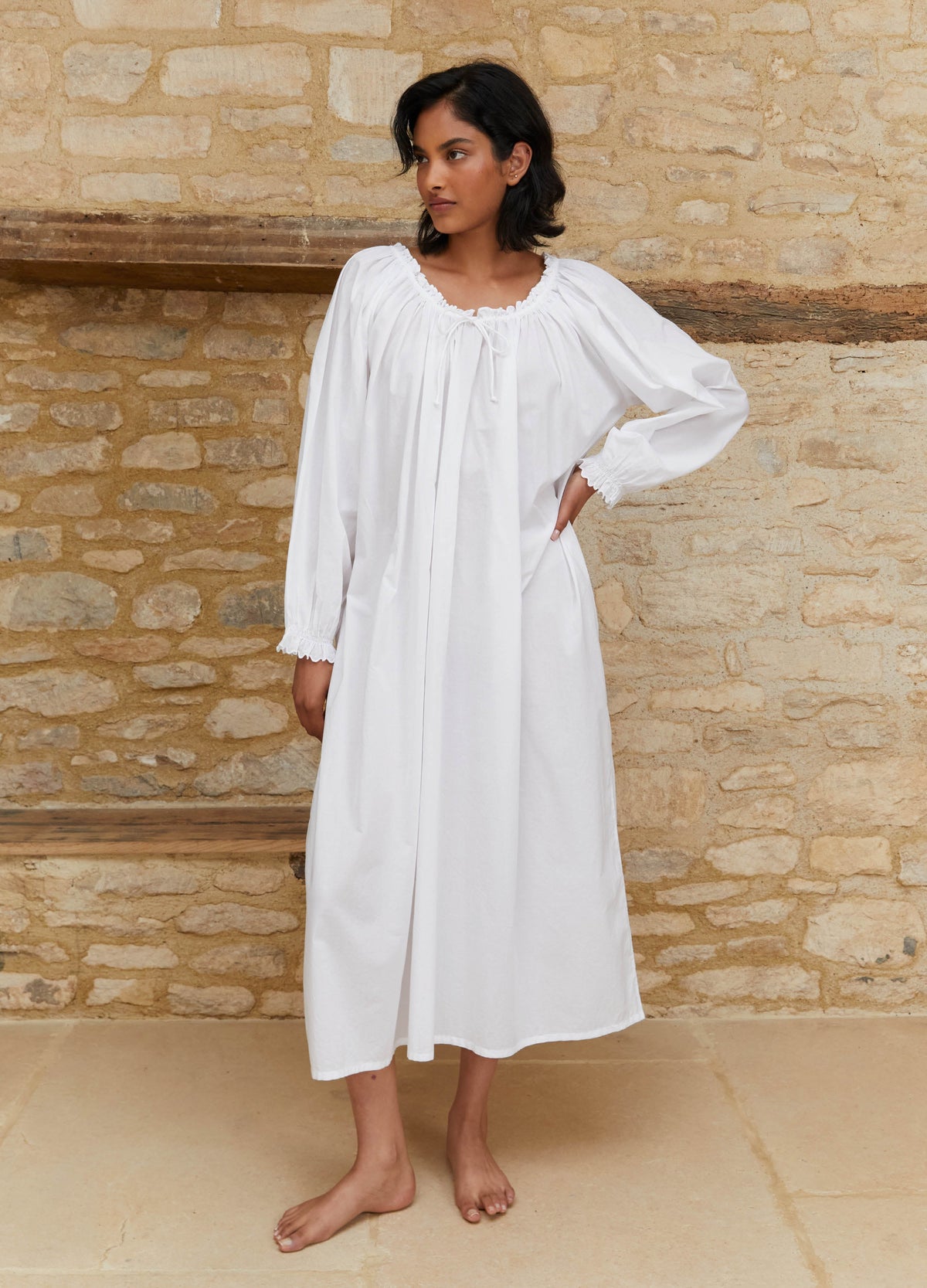 Etta Long Cotton Nightdress