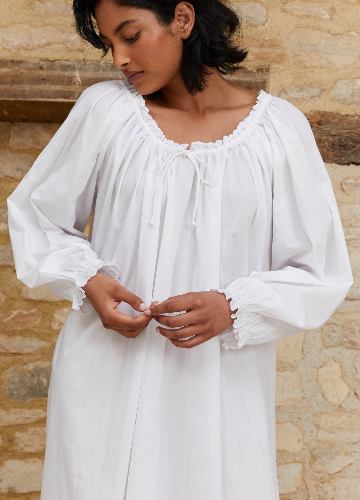 Etta Long Cotton Nightdress