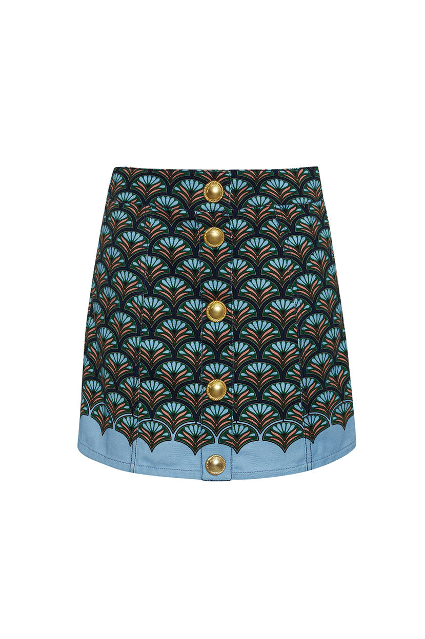 Evergreen Skirt in Verve Navy