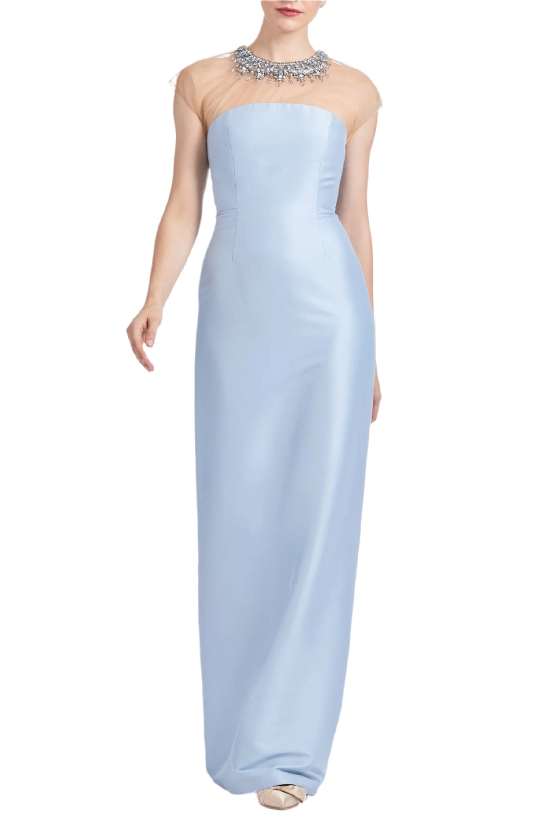 Irina Gown in Glacial Blue