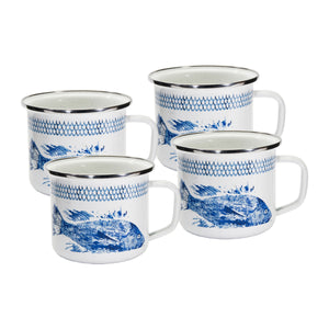 Grande Mugs in Fish Camp, Set of 4