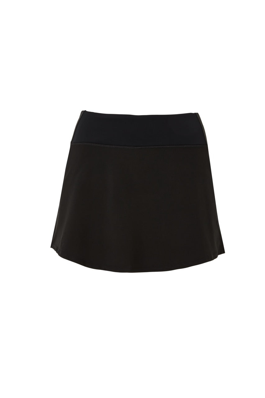 Flounce Skort in Black