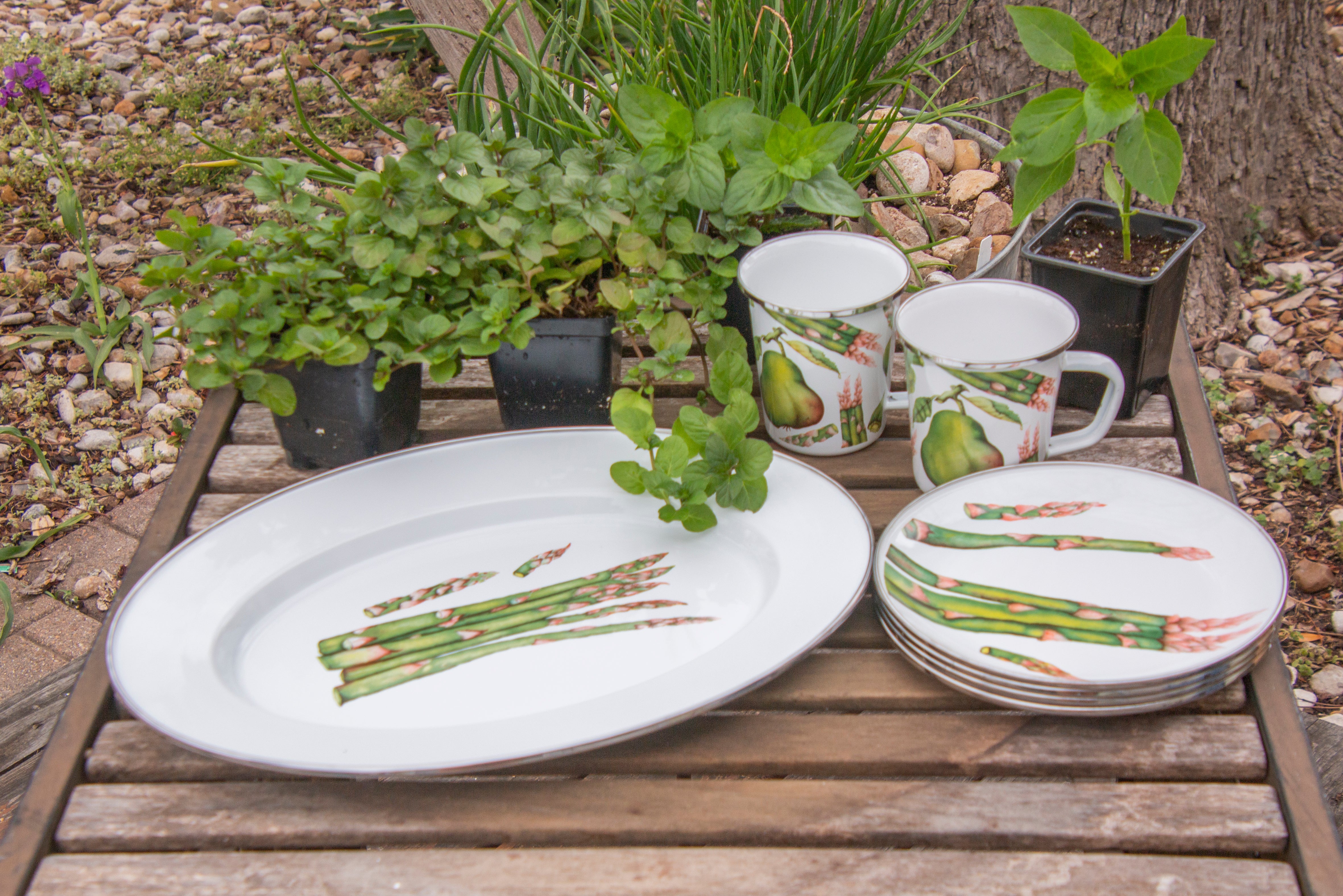 Oval Platter in Fresh Produce