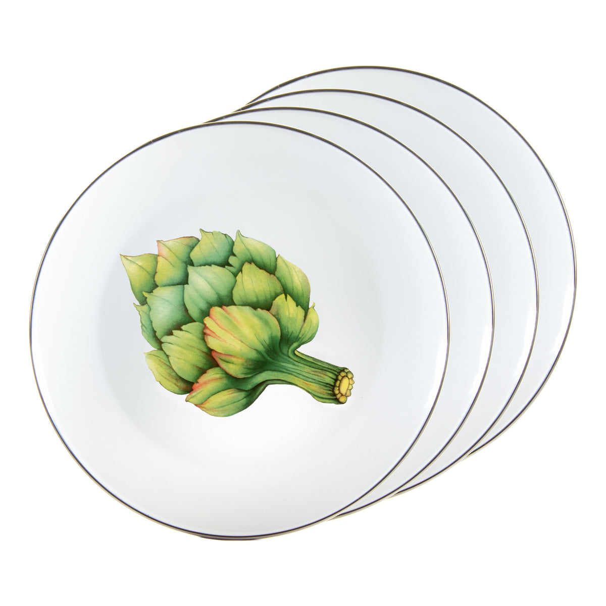 Dinner Plates in Fresh Produce, Set of 4