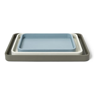 Decorative Oval Trays, Set of 3