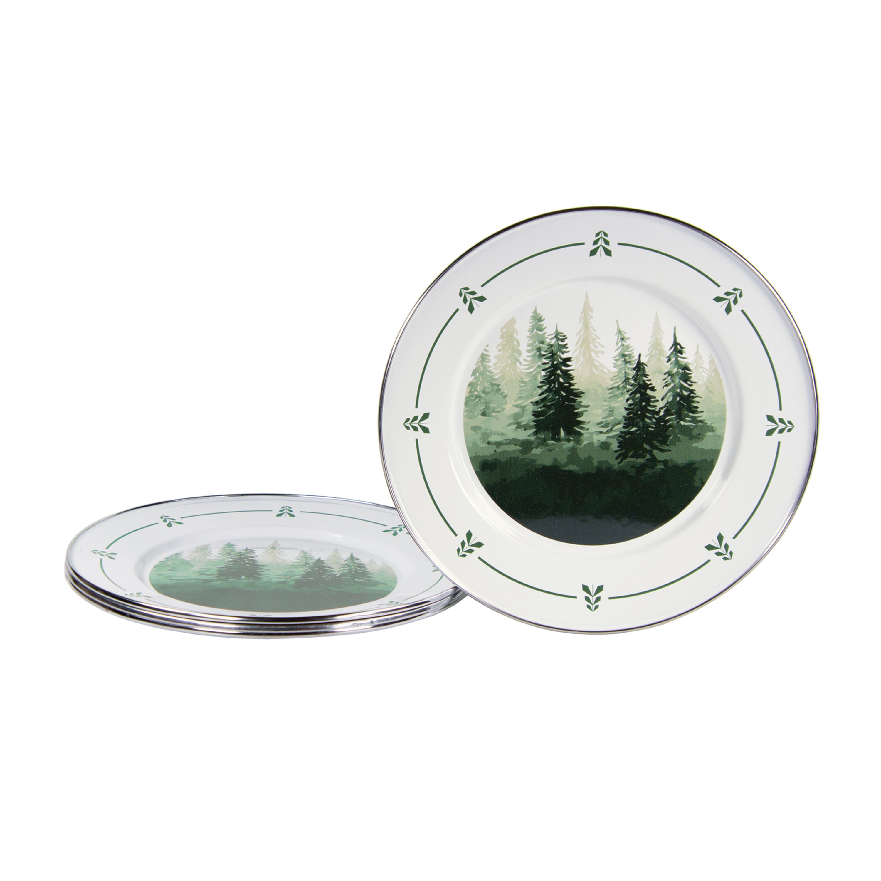 Dinner Plates in Forest Glen, Set of 4