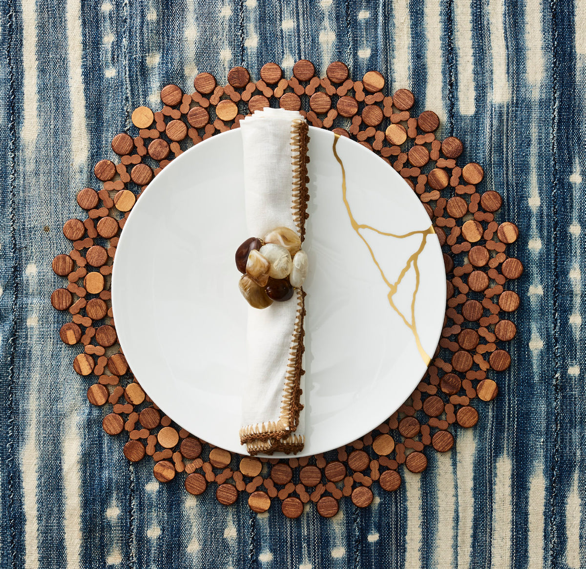 Round Bamboo Placemat, Set of 4