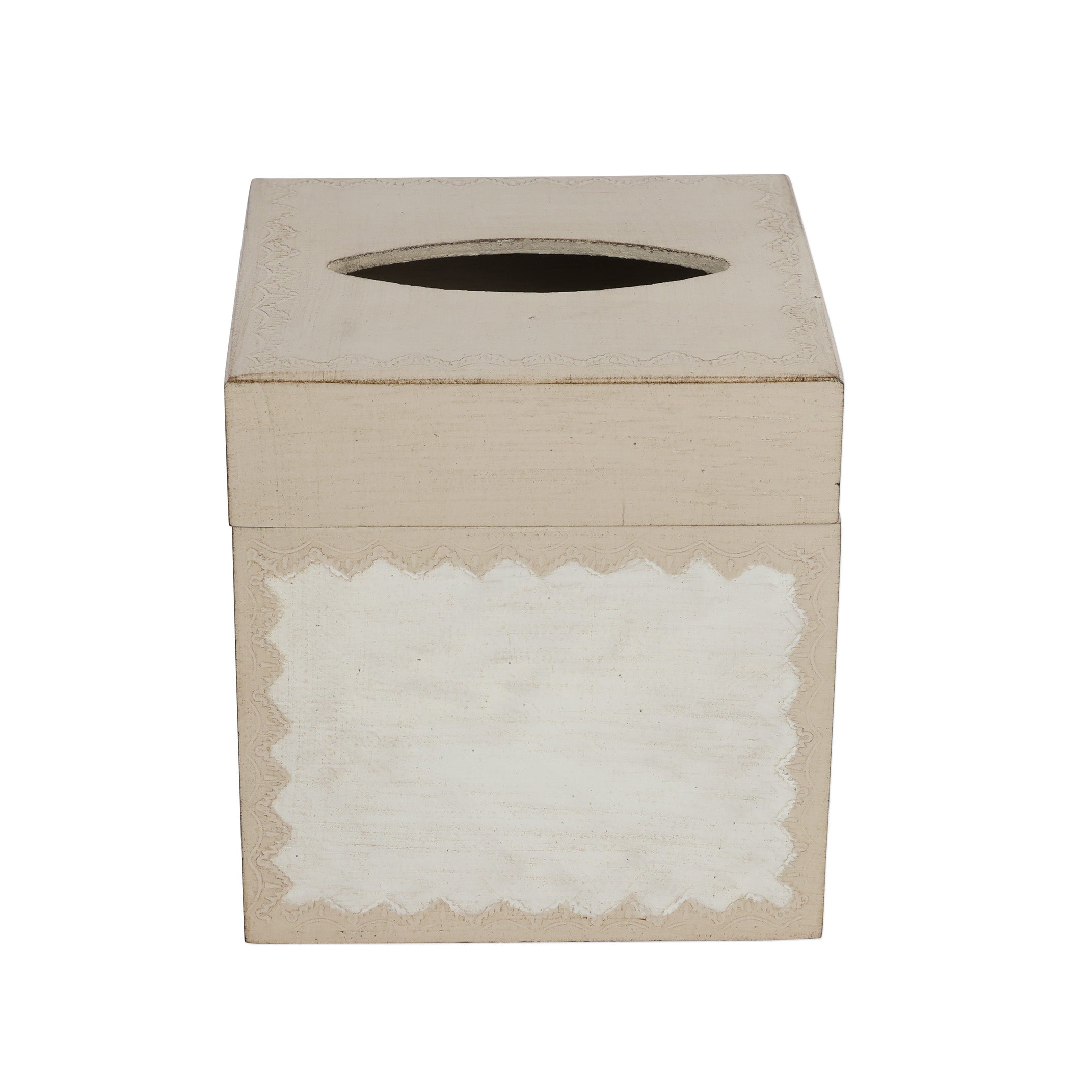 Florentine Wooden Accessories Tan Tissue Box